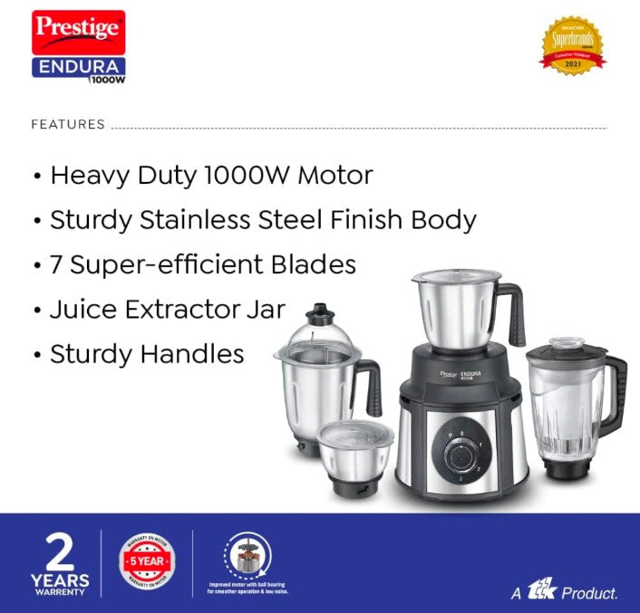 PG 42535 MIXER GRINDER ENDURA 6 JAR
