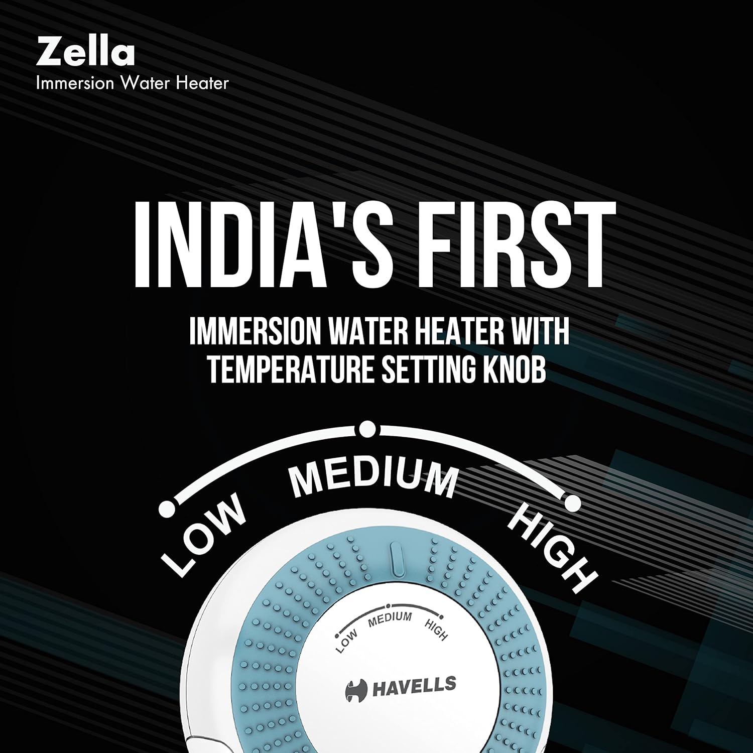 HV IMMERSION HEATER ZELLA FLAP 1000W AUTO