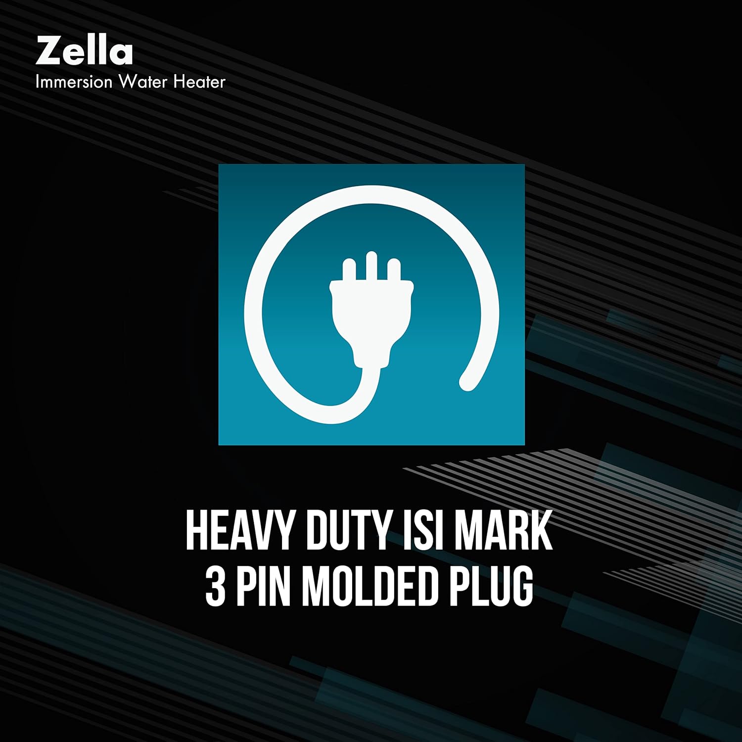 HV IMMERSION HEATER ZELLA FLAP 1000W AUTO