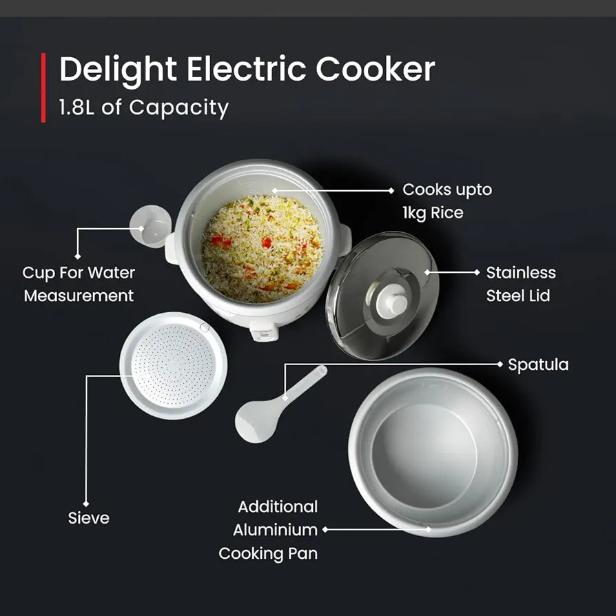 PRESTIGE 41270 RICE COOKER PRWO 1.82 DOUBLE POT