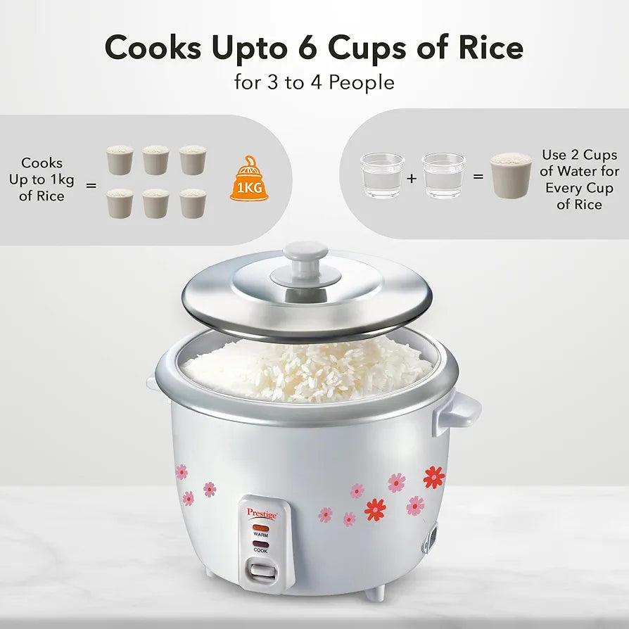 PRESTIGE 41270 RICE COOKER PRWO 1.82 DOUBLE POT