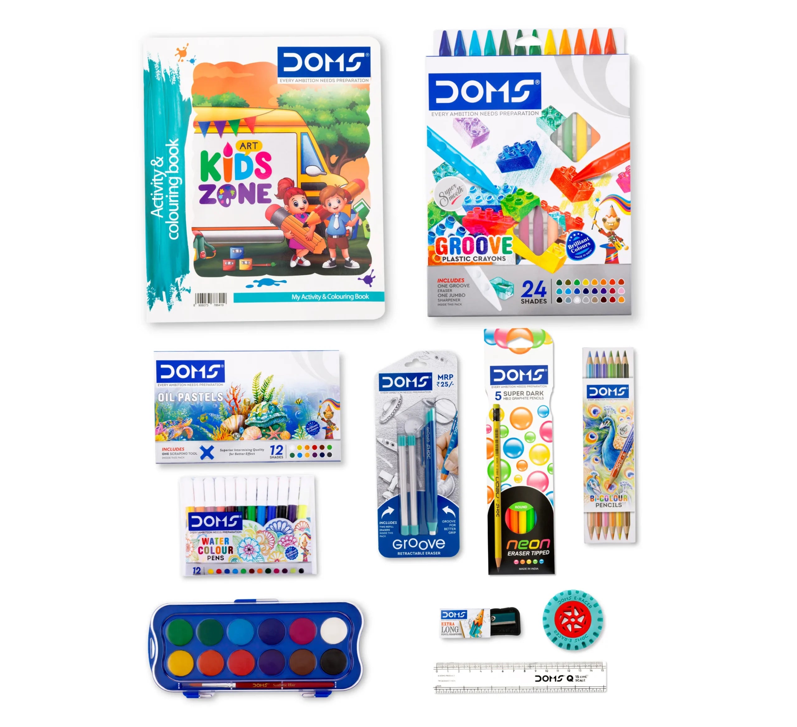 DOMS 7160 SMART PENCIL COMBO KIT