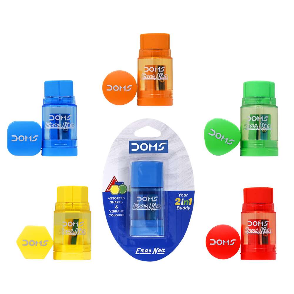 DOMS SHARPNER 7656 ERASER SHARPANER