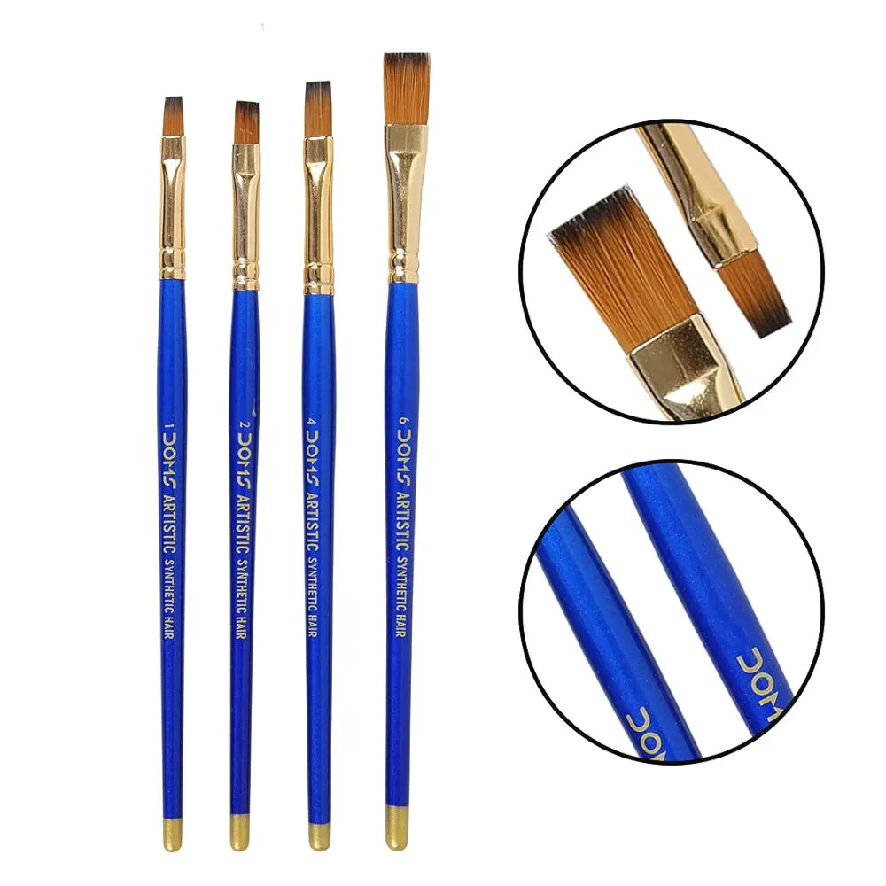 DOMS 8063 SYN LAT BRUSH SET4