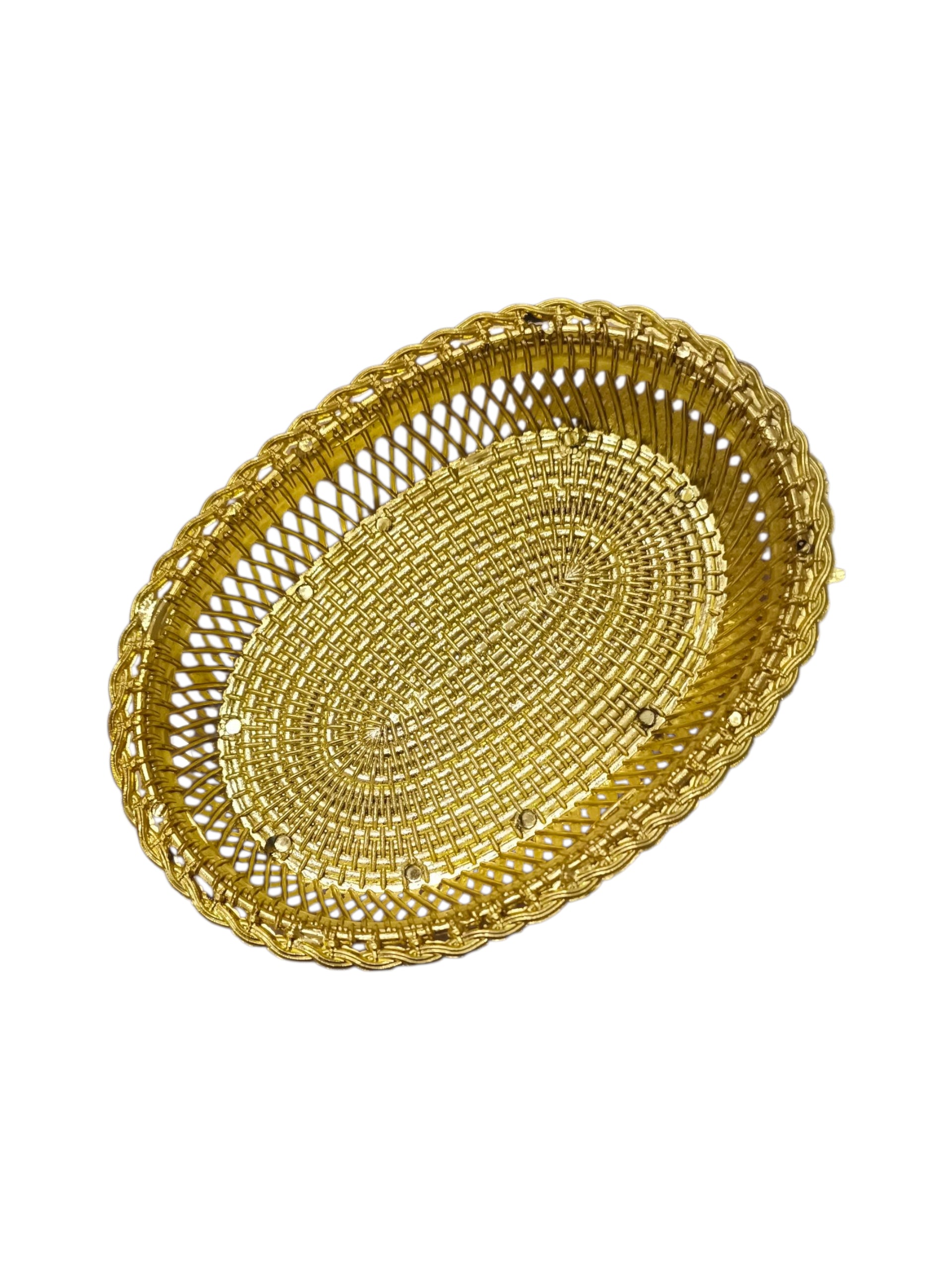 BRN OVEL GOLD