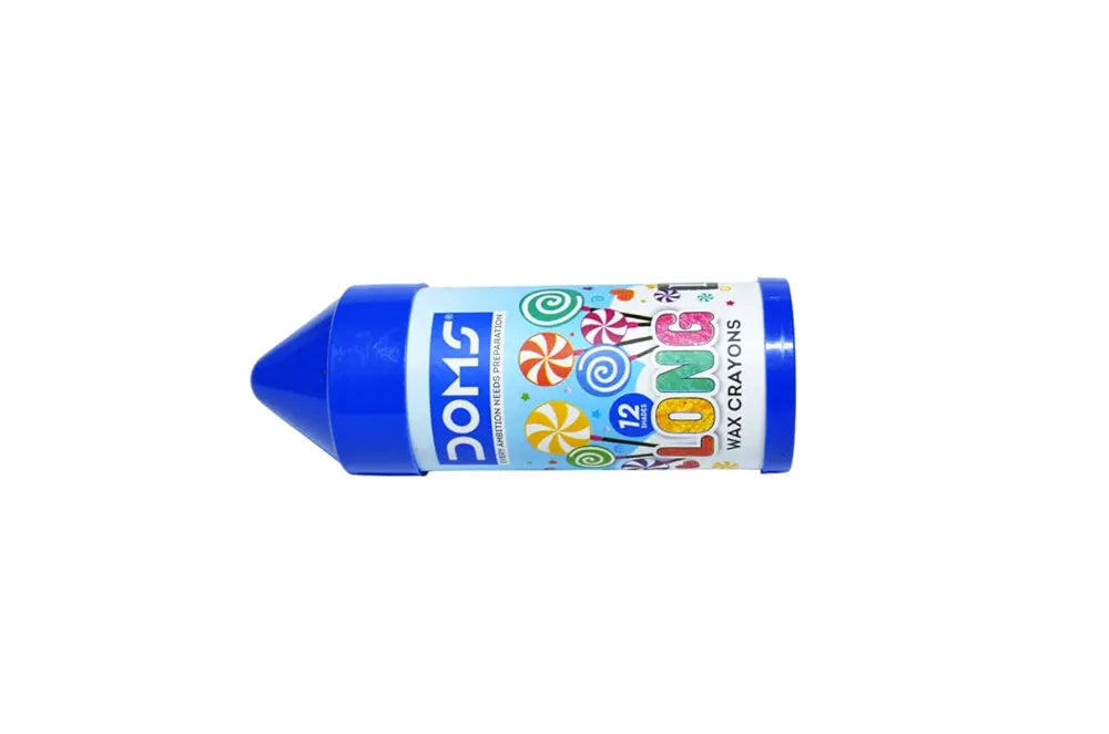 DOMS 8739 LONG WAX CRAYONS 12 PAPER TUBE