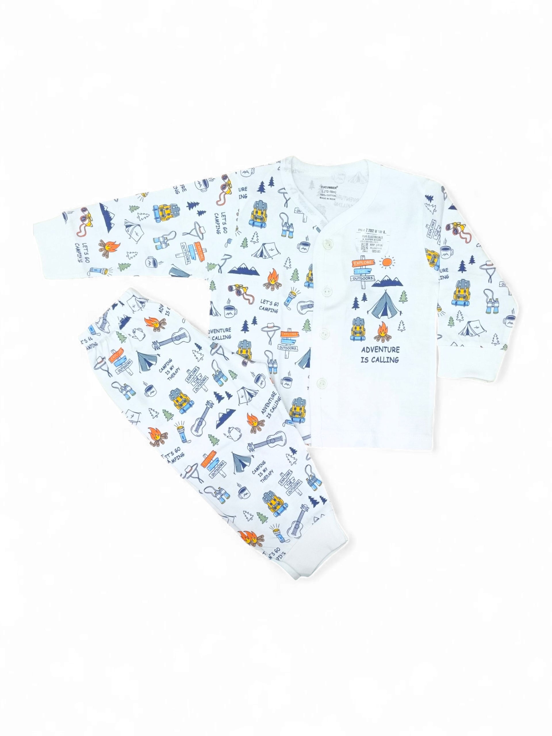 CBR Z2002 WH L F/O SUIT COLOUR 12 to 18 Months