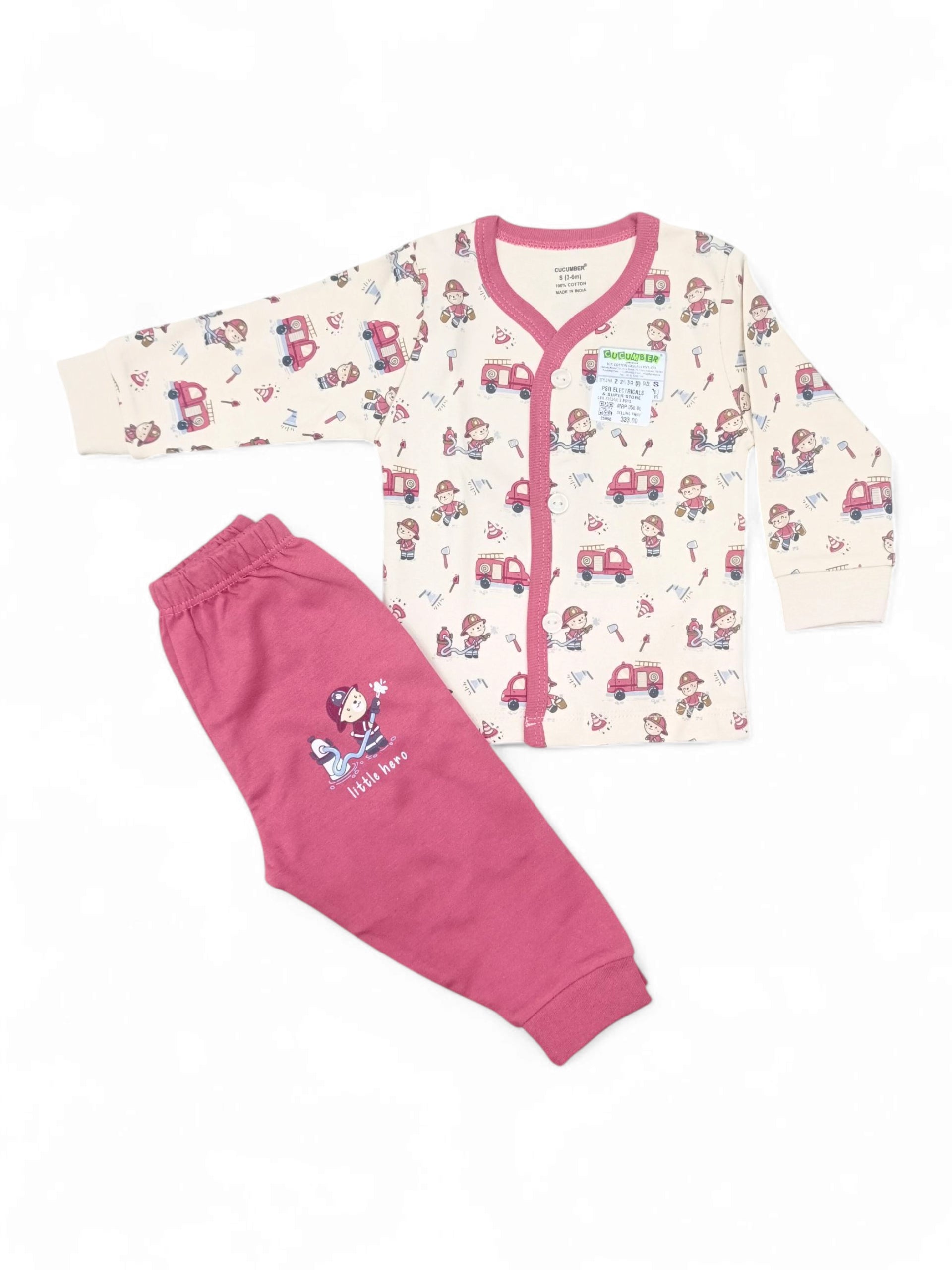 CBR Z2034(I) S BOYS F/S SUIT 3 to 6 Months