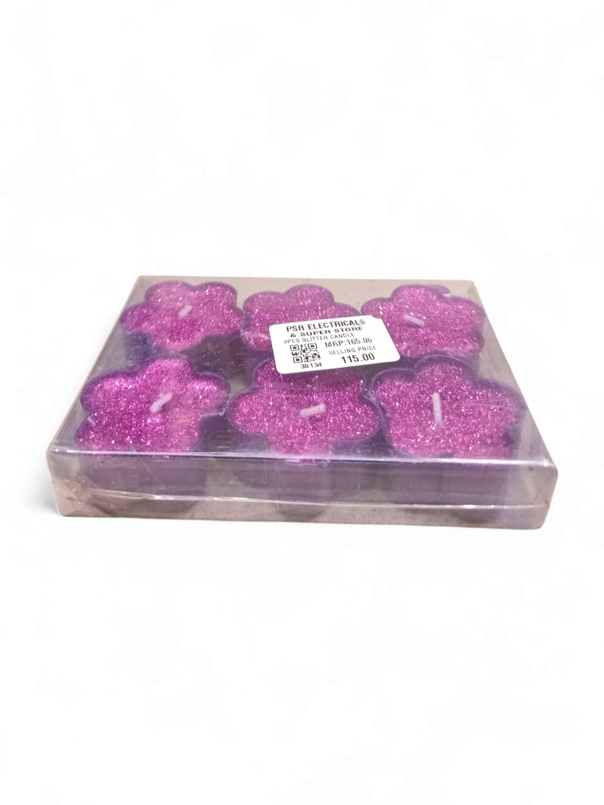 6PCS GLITTER CANDLE
