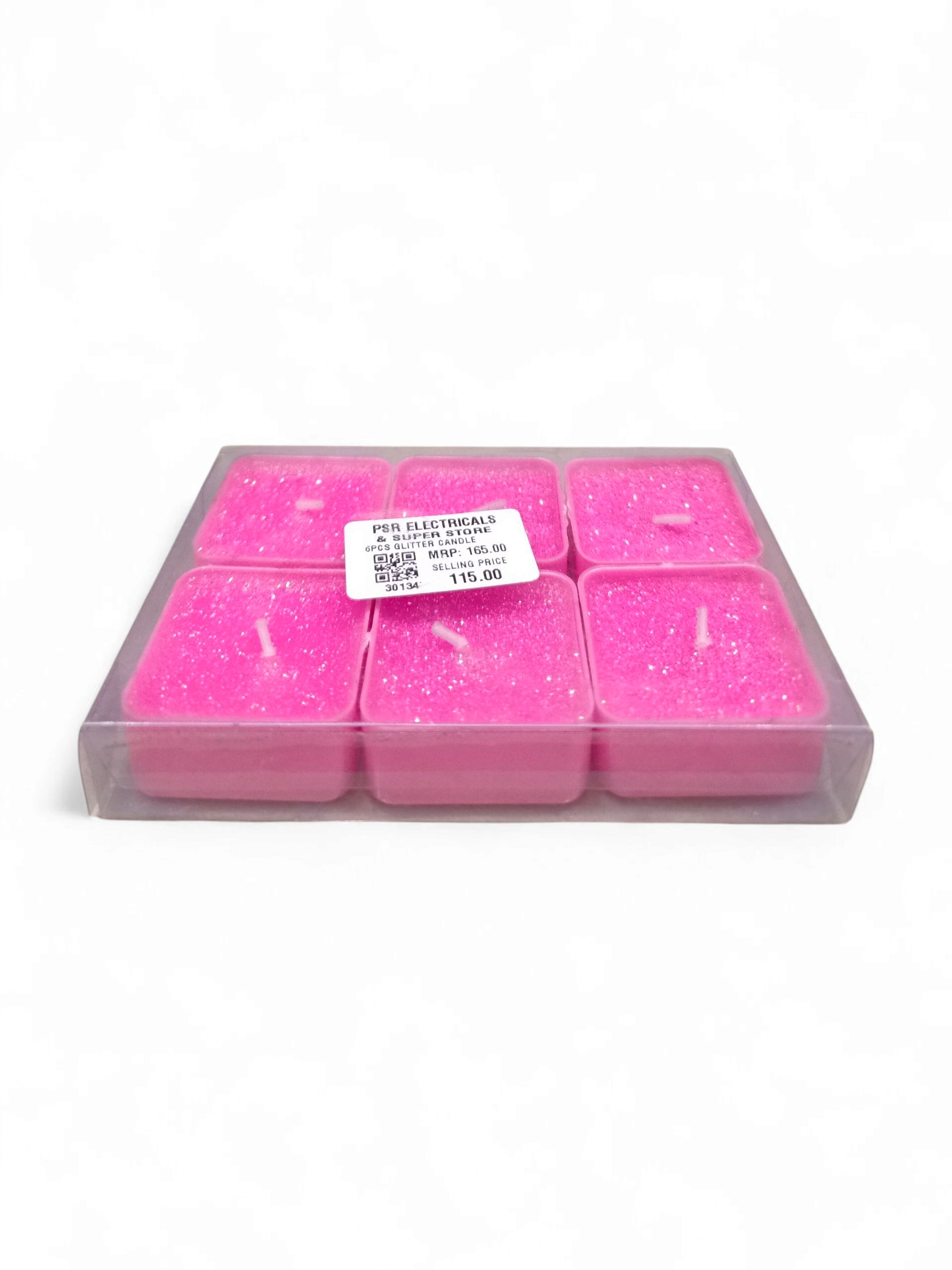 6PCS GLITTER CANDLE