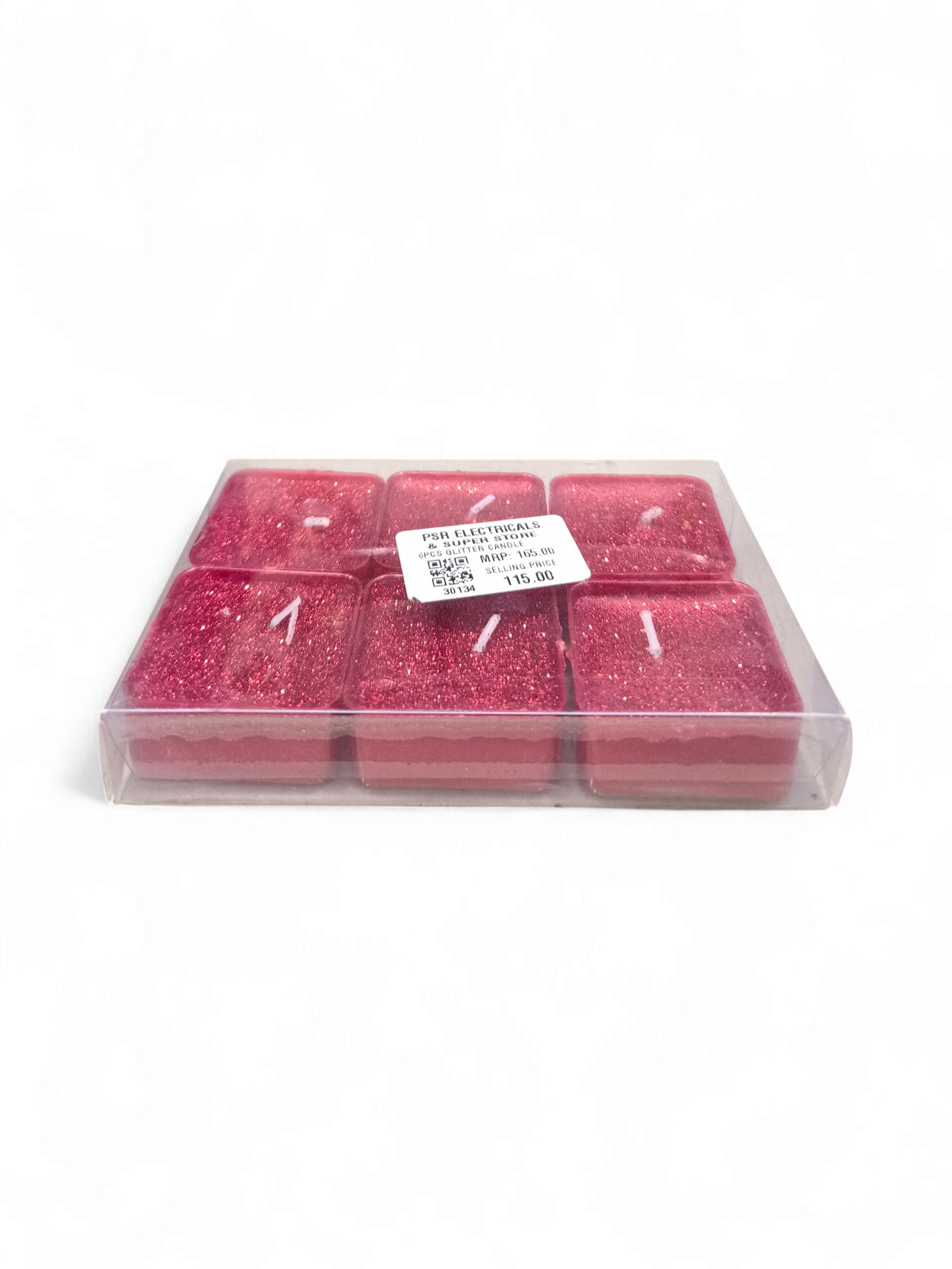 6PCS GLITTER CANDLE