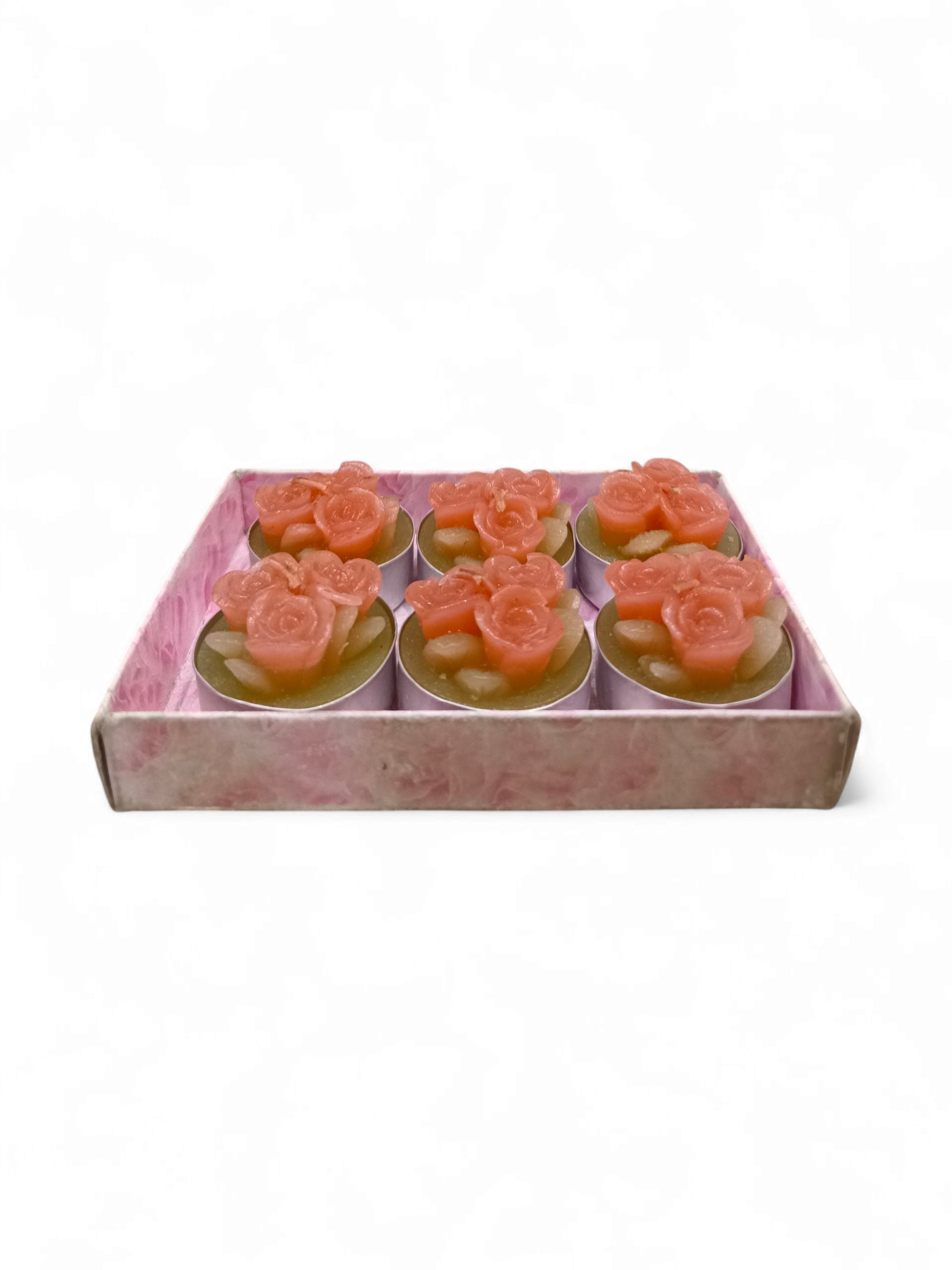 6PCS FLOWER CANDLE