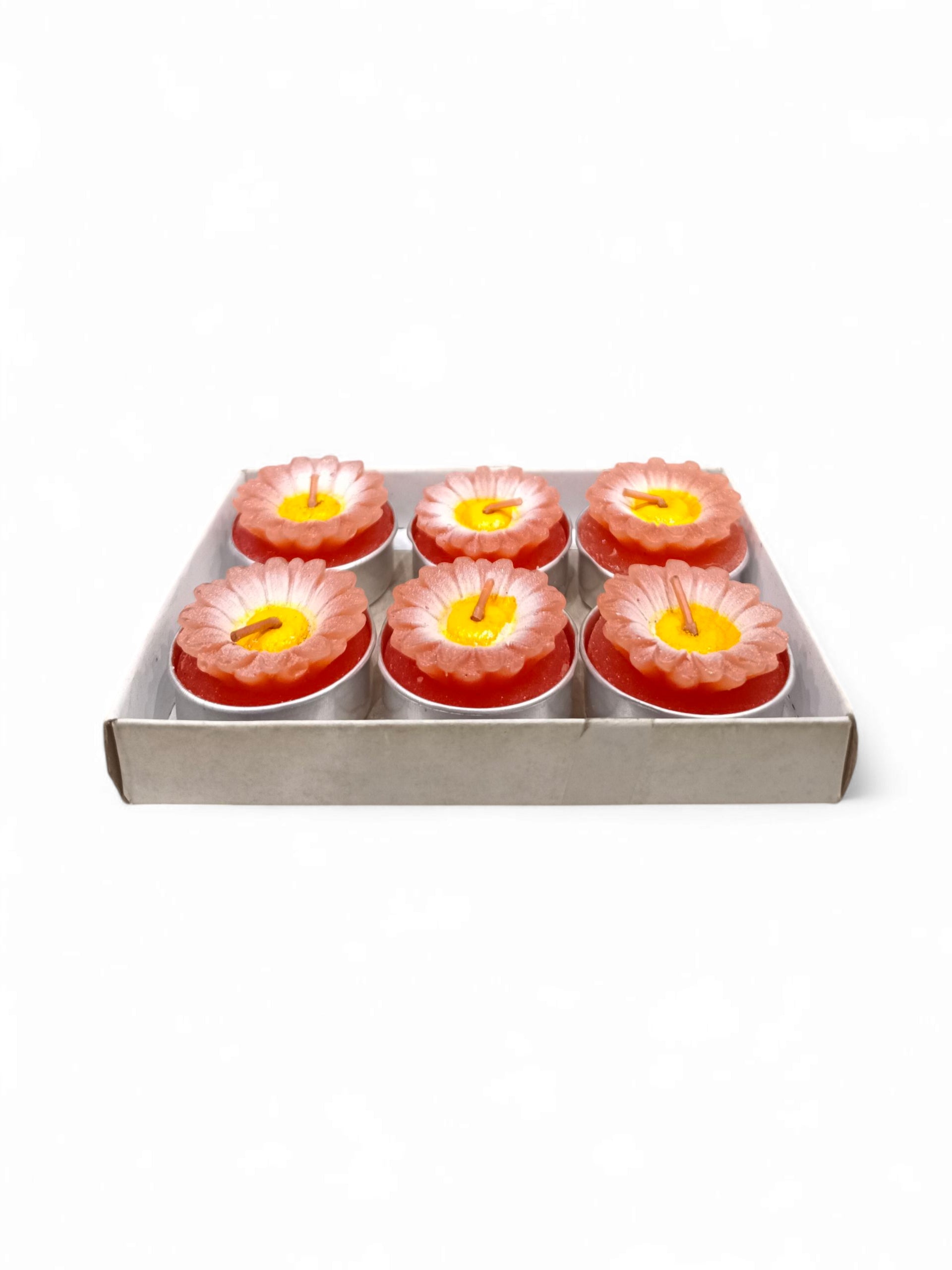 6PCS FLOWER CANDLE