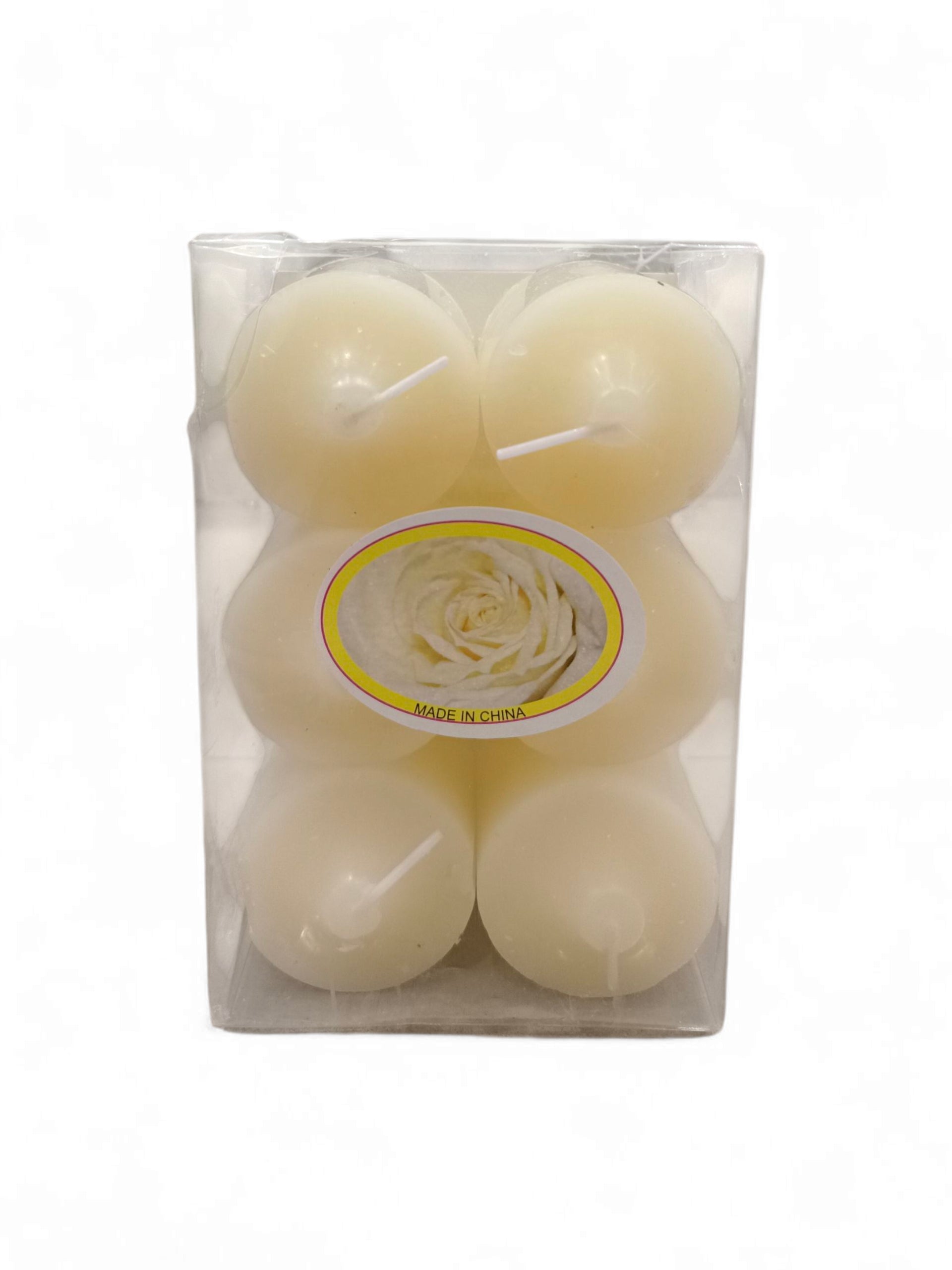 6PCS PILLAR CANDLE