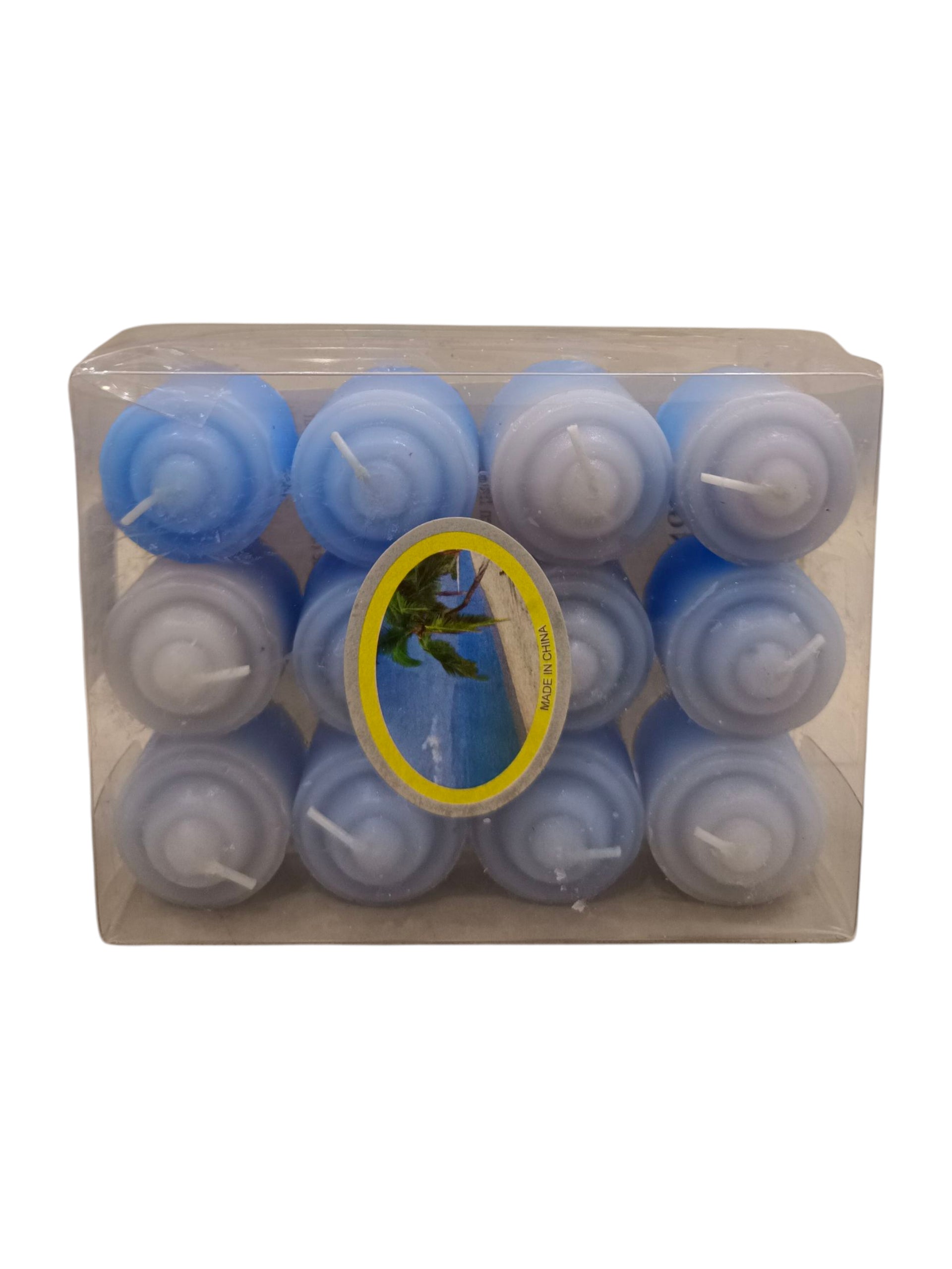 12PCS PILLAR CANDLE