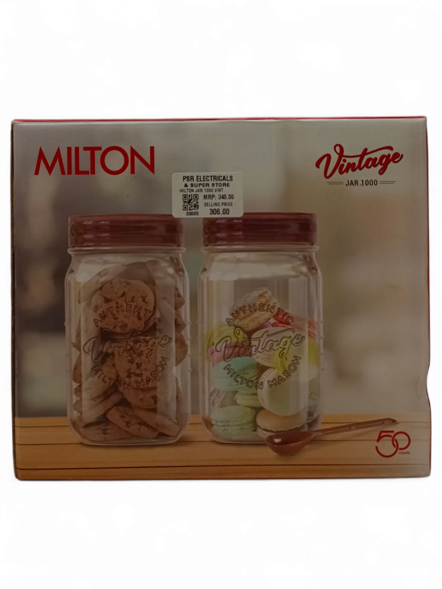 MILTON JAR 1000 VINTAGE PET 2PCS SET