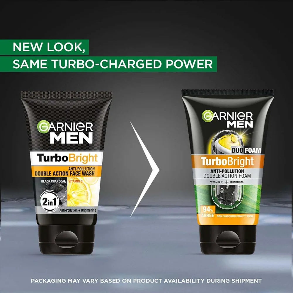GARNIER 50ML TB DUO FOAM FACE WASH