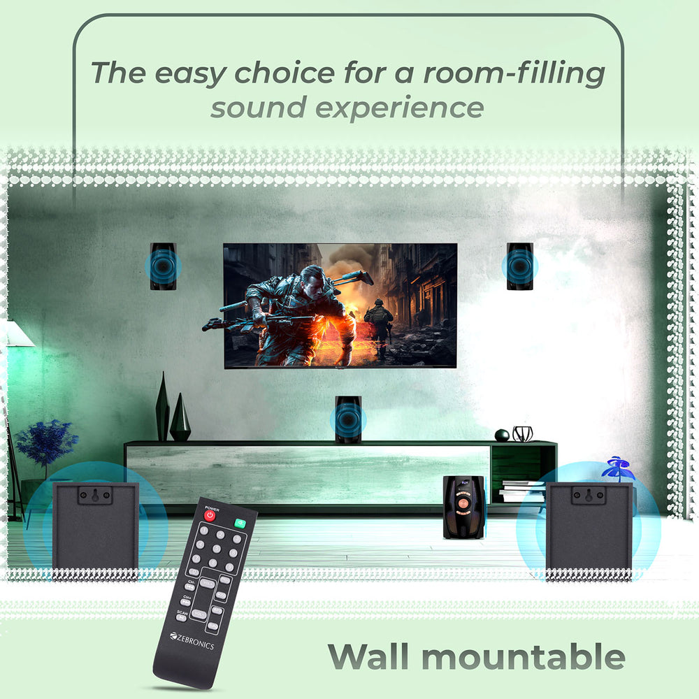 ZEBRONICS BASSO 200 5.1 BT SPEAKER