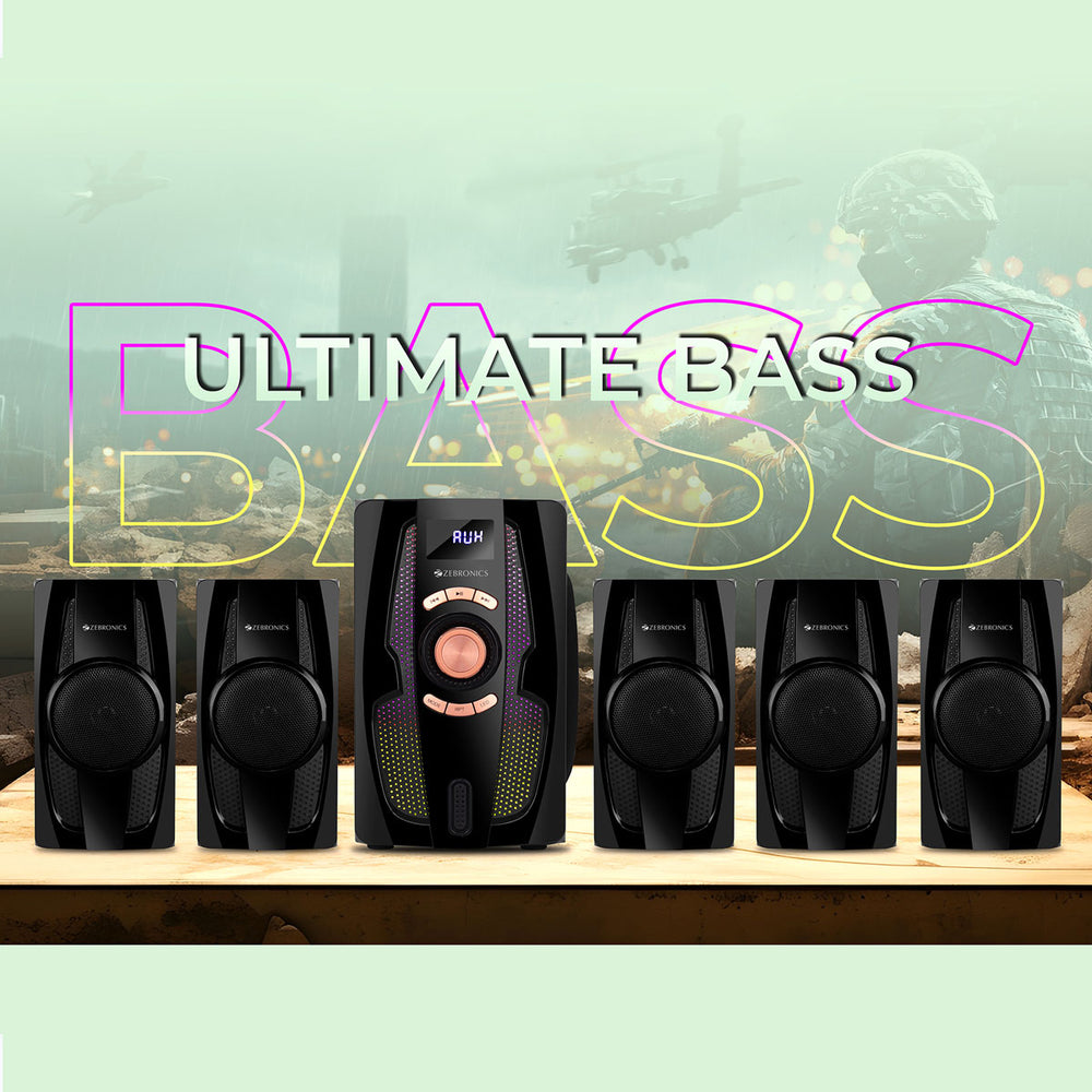 ZEBRONICS BASSO 200 5.1 BT SPEAKER