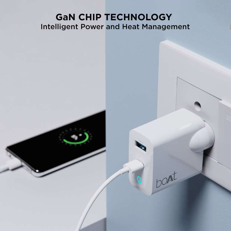 BOAT CHARGER 45W C TO C WHITE