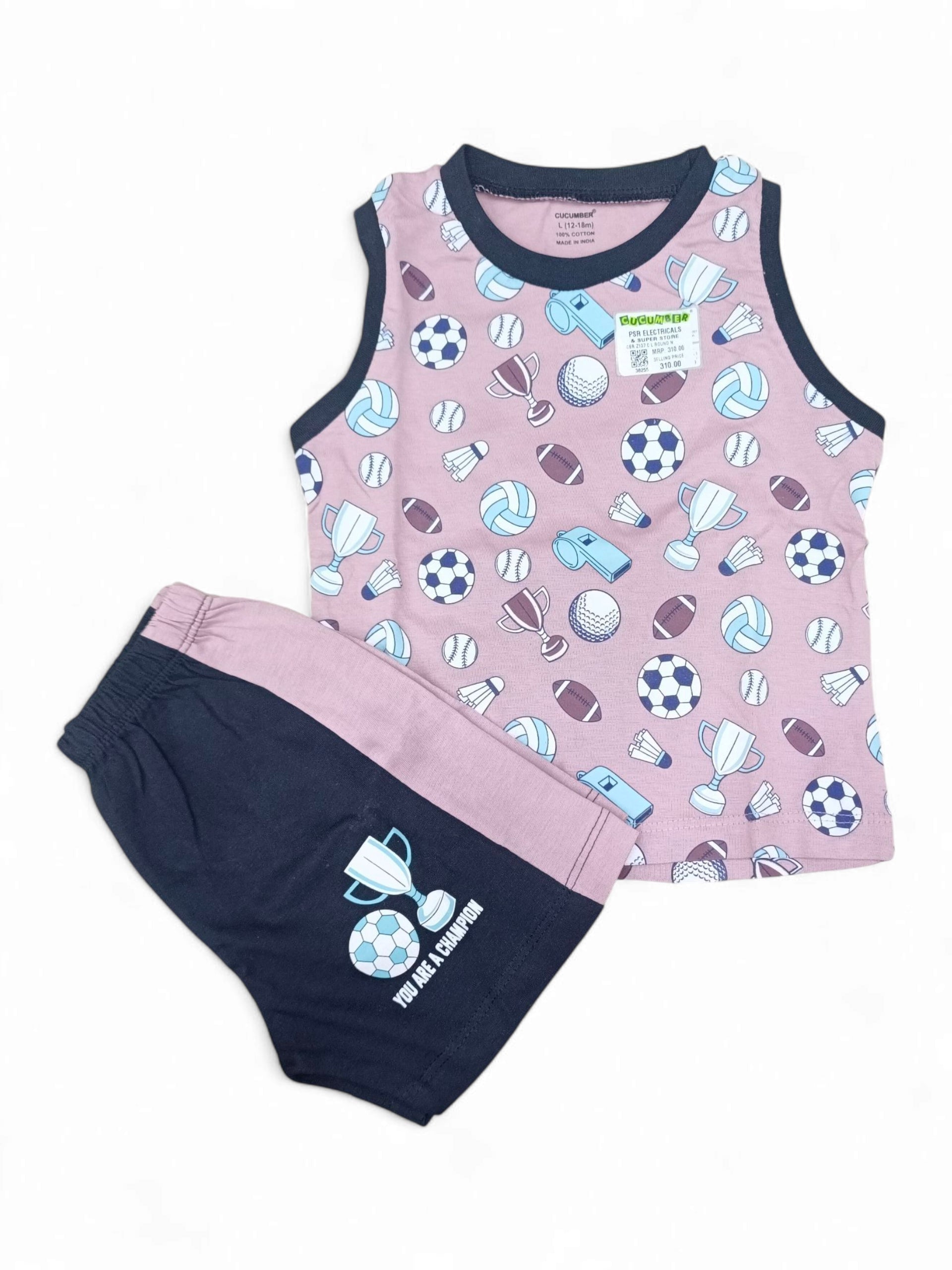 CBR Z107 C L ROUND NECK 12 to 18 Months