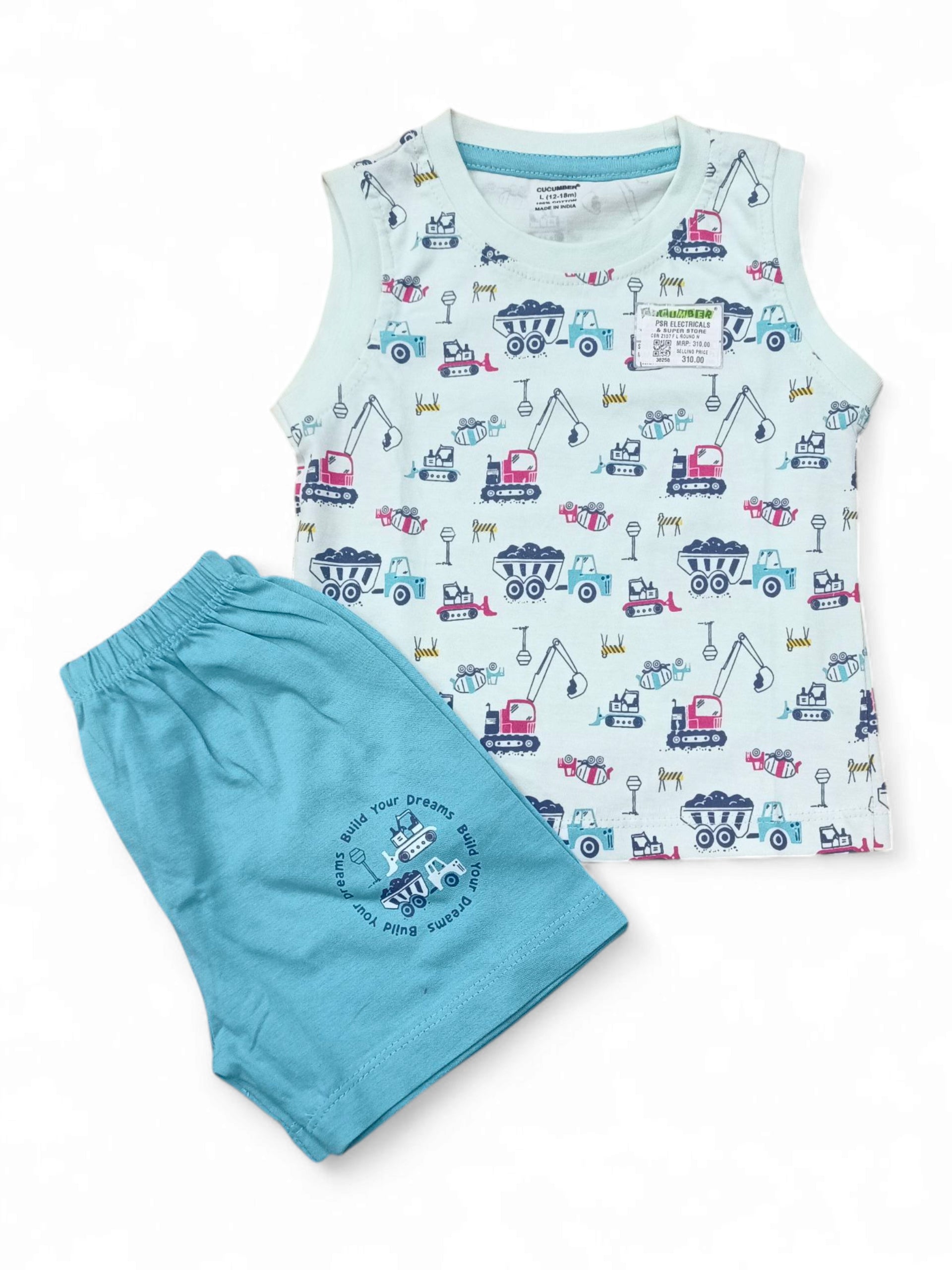 CBR Z107 F L ROUND NECK 12 to 18 Months