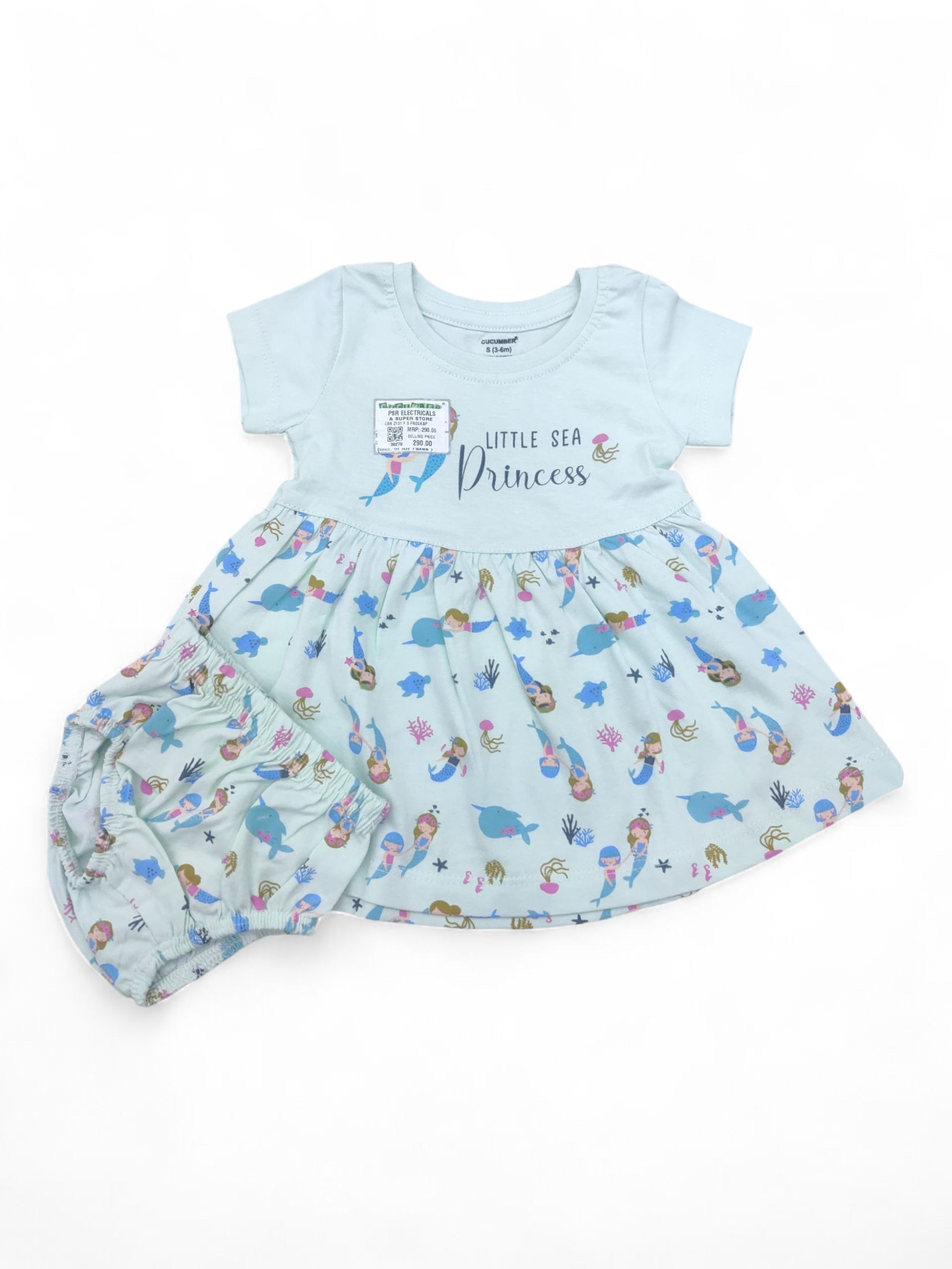 CBR Z131 F S FROCK&PANTY 3 to 6 Months