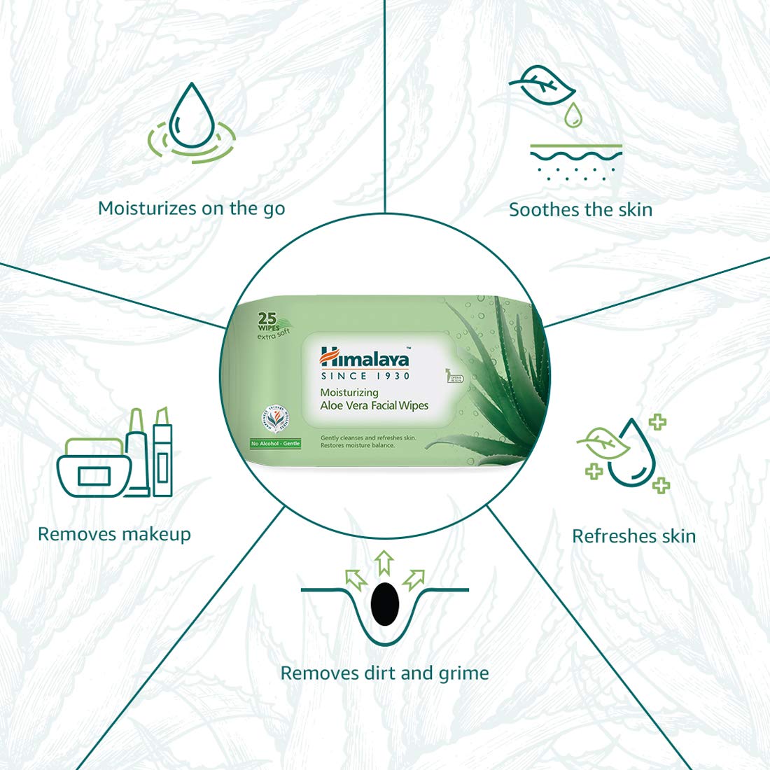 HMB WIPE ALOEVERA FACIAL