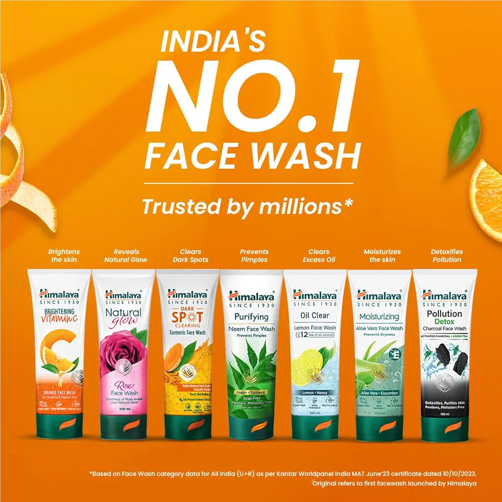 HMB 50ML TAN REMOVAL ORANGE FACEWASH HIMALAYA