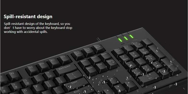 RAPOO X120PRO KEYBOARD AND MOUSE