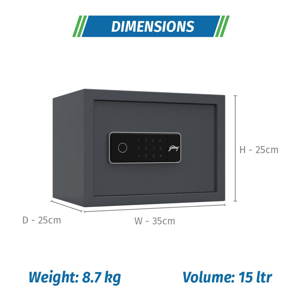 GDJ LOCKER-15L NX PRO PLUS DIGI+BIO EBONY