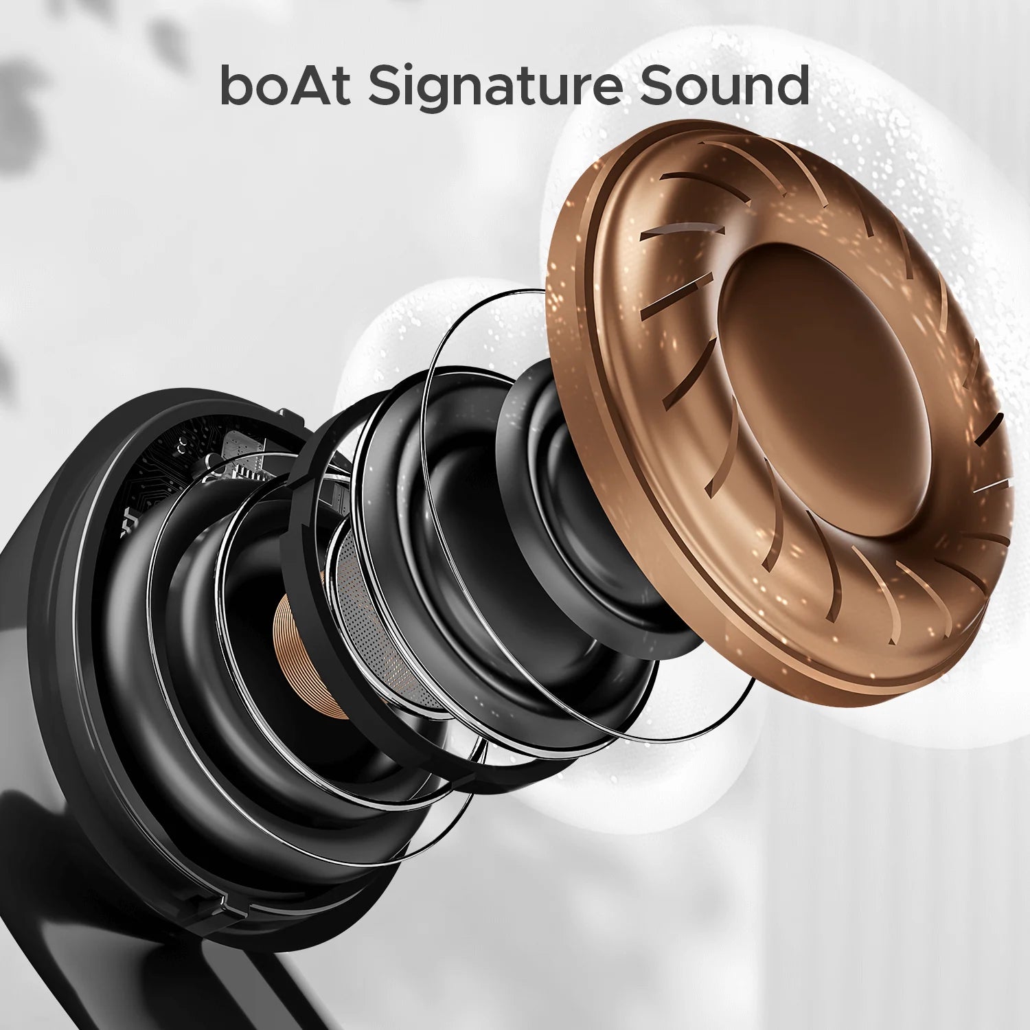 BOAT 161 AIRDOPES BEBBLE BLK