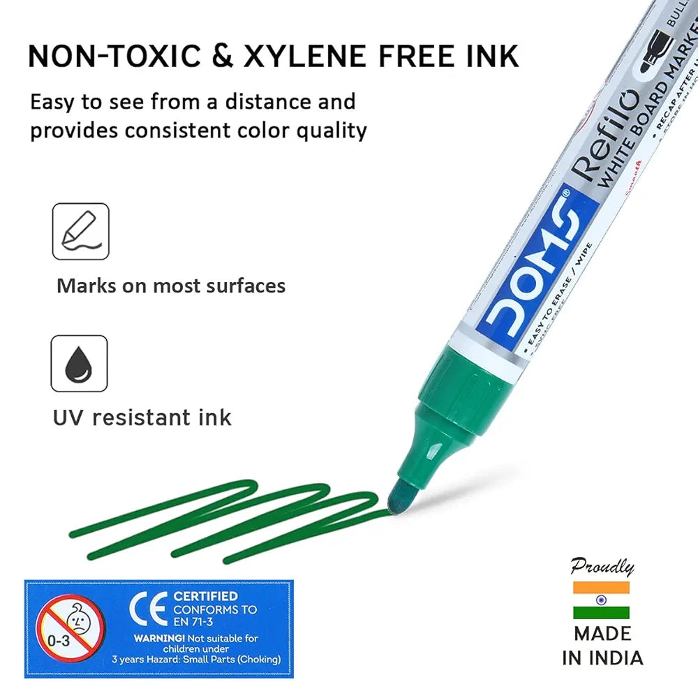 DOMS7436- GREEN WHITE BOARD MARKER