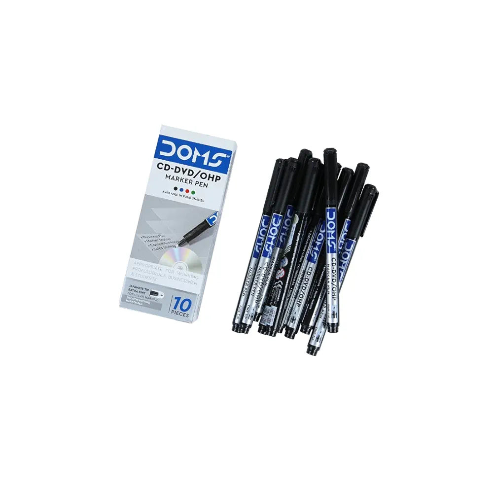 DOMS 7662 CD/DVD BLK MARKER