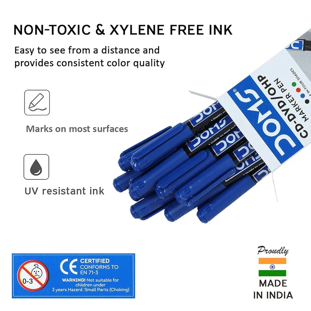 DOMS 7660 CD/DVD BLUE MARKER