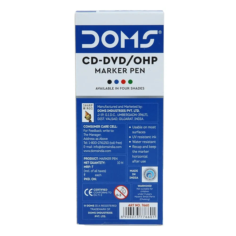 DOMS 7660 CD/DVD BLUE MARKER
