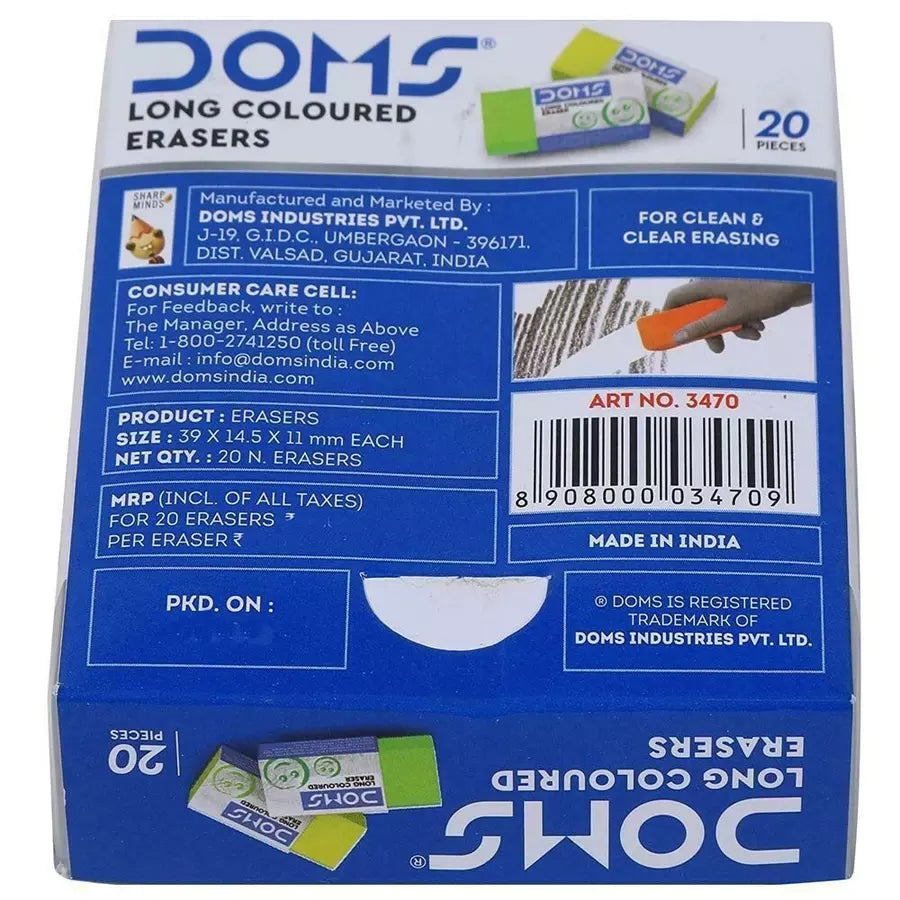 DOMS ERASER 3470 COL ERASER