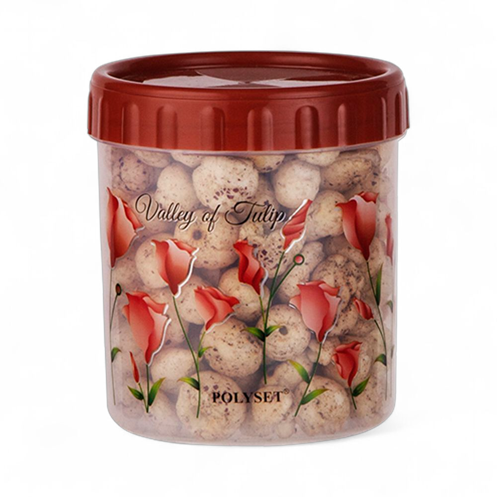 TWISTY 1050ML CONTAINER FOIL PRINT MAROON