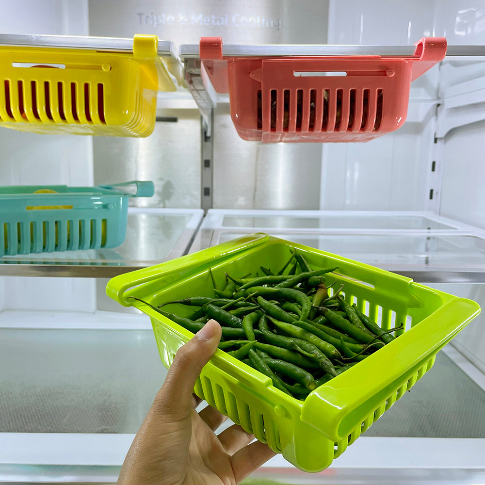 FRIDGE ORGANISER YELLOW