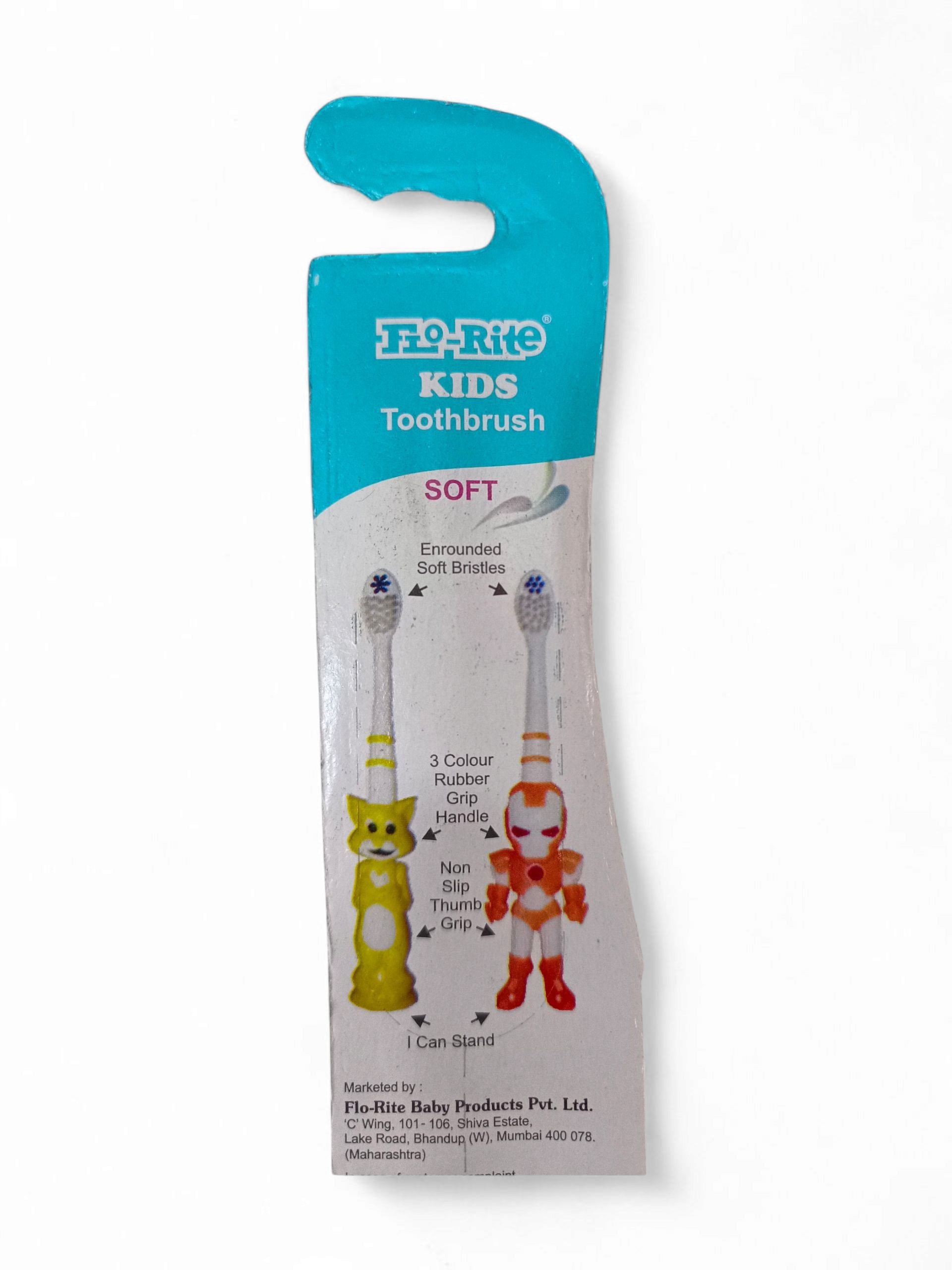 FLO RITE KIDS BRUSH LIGHT GREEN