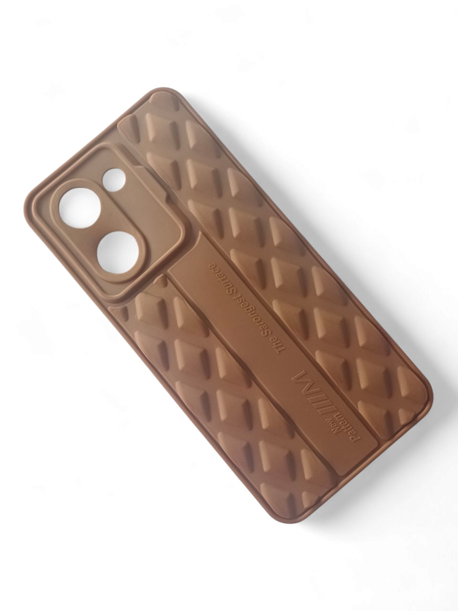 MOBILE SILICON DESIGN CASE REALME P3 ULTRA 5G BROWN