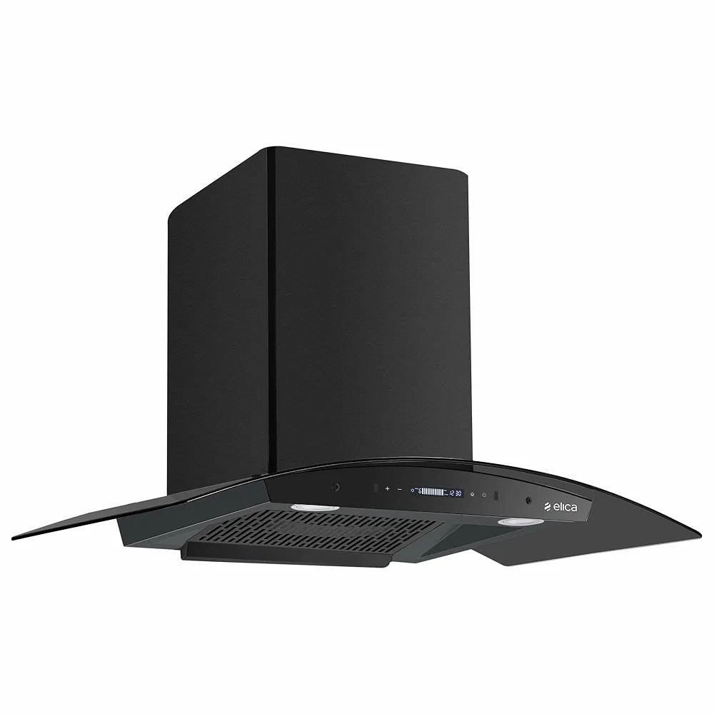 ELICA CHIMNEY FL900 CURVE BLDC MS NERO HAC LTW