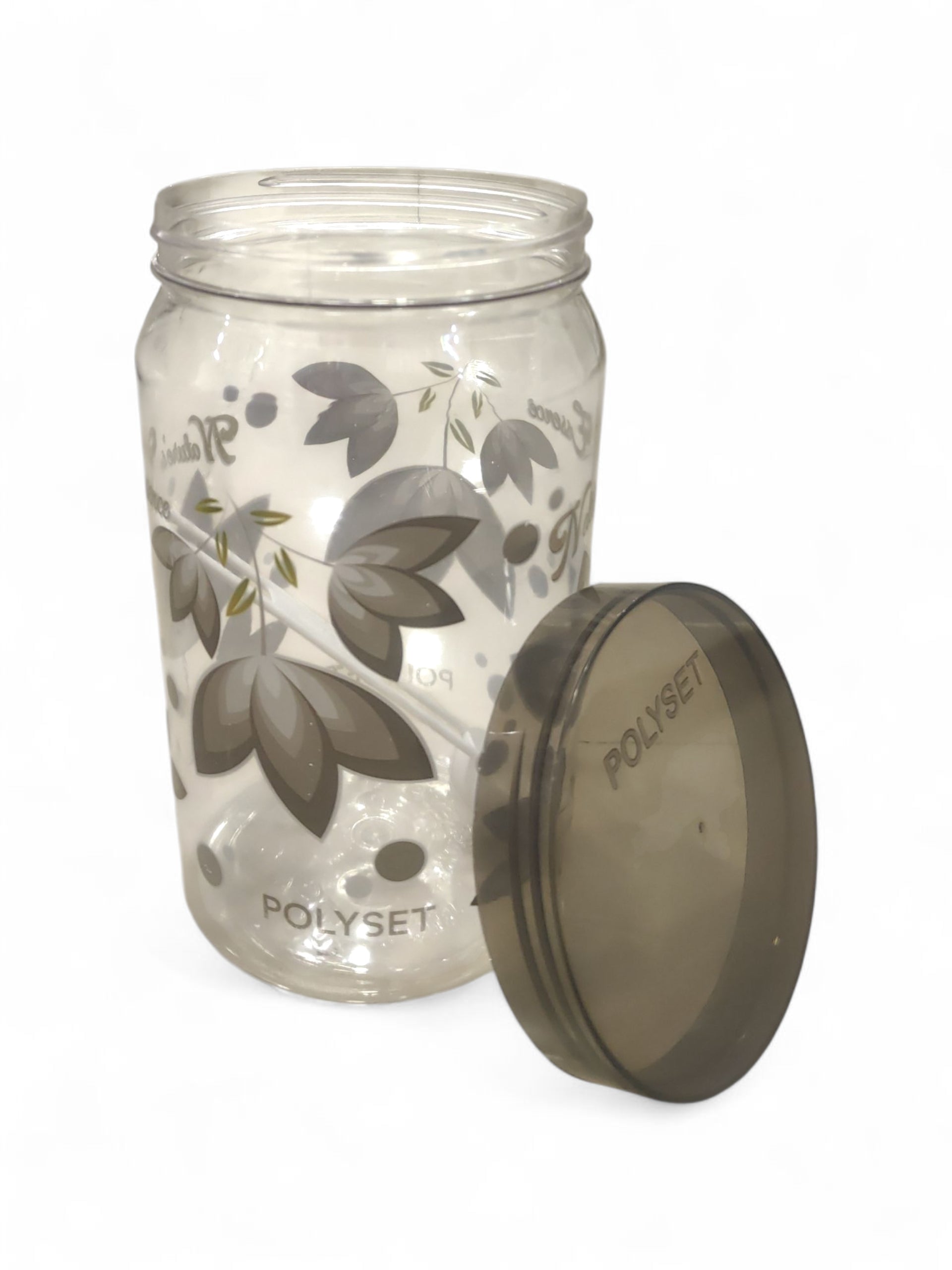 POLYSET CREST 1500ML CONTAINER GREY PRINTED