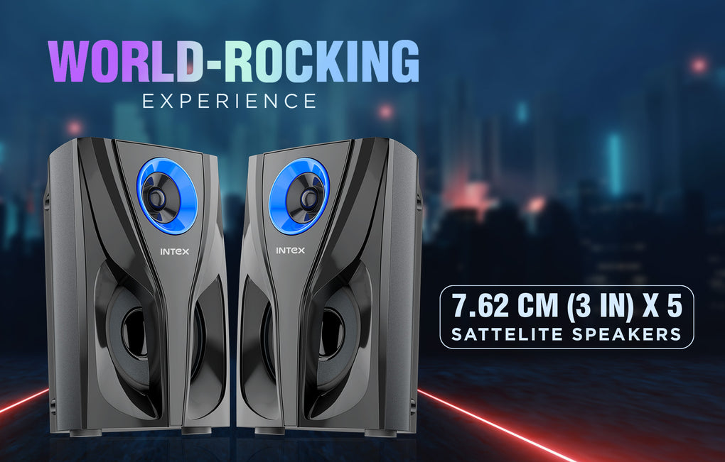 INTEX TV 32 QLED COMBO SPEAKER 5.1 ROAR R800 SGQV3208