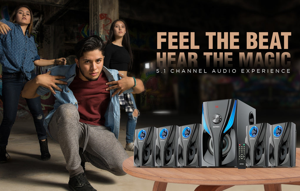 INTEX TV 32 QLED COMBO SPEAKER 5.1 ROAR R800 SGQV3208