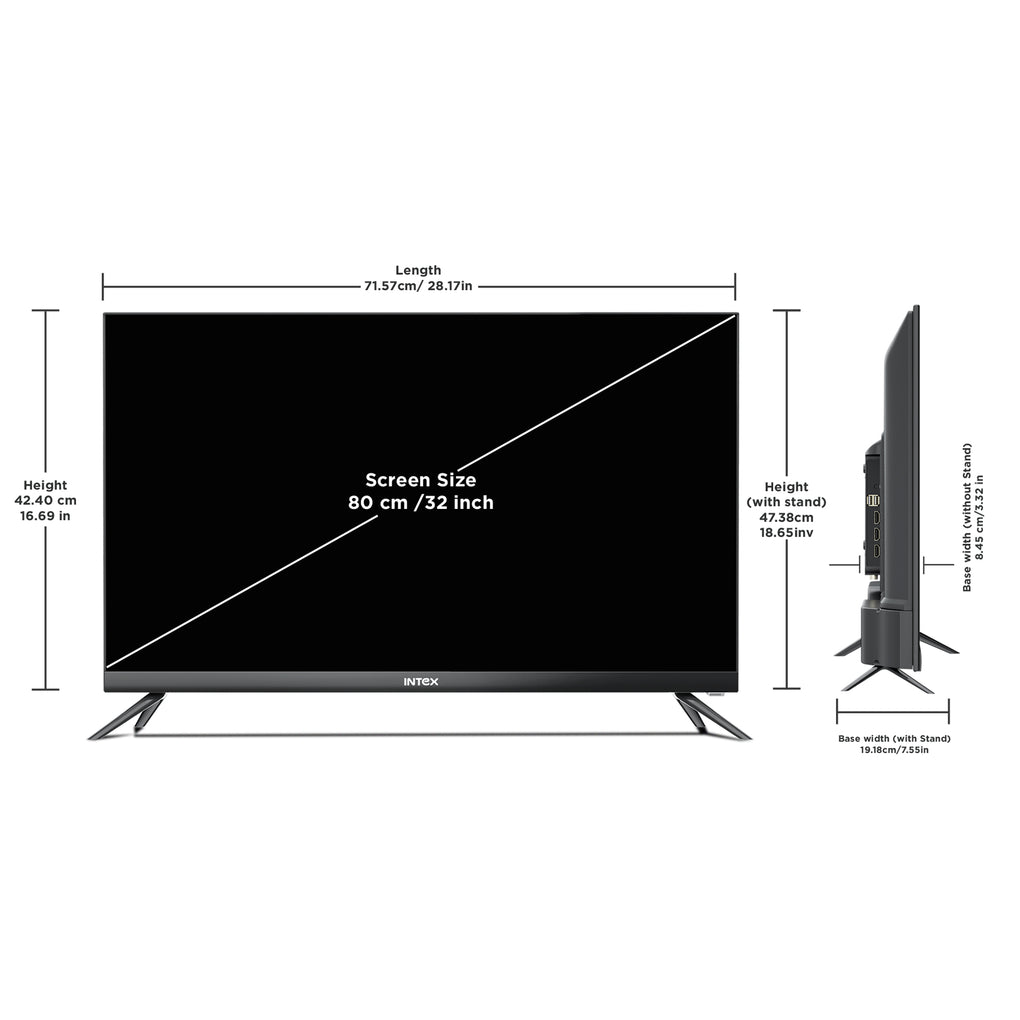 INTEX TV 32 QLED COMBO SPEAKER 5.1 ROAR R800 SGQV3208
