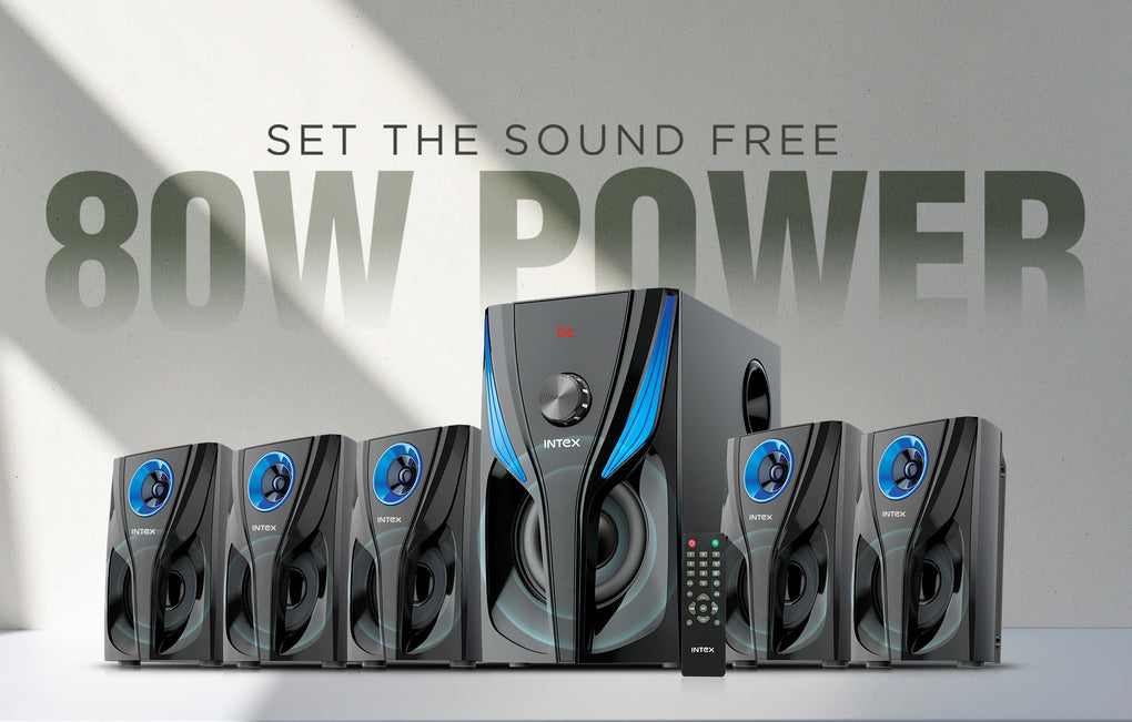INTEX TV 32 QLED COMBO SPEAKER 5.1 ROAR R800 SGQV3208