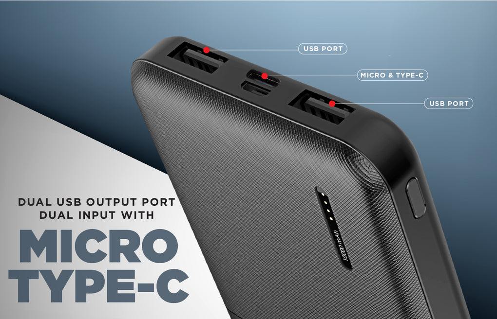 INTEX POWER BANK 10K POLY CBK STRONG RHINO