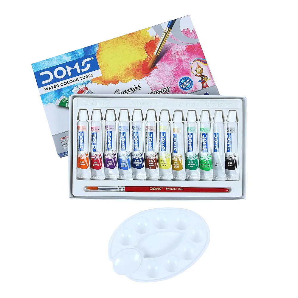 DOMS 7768 W/COLOUR TUBE 12 SHADE