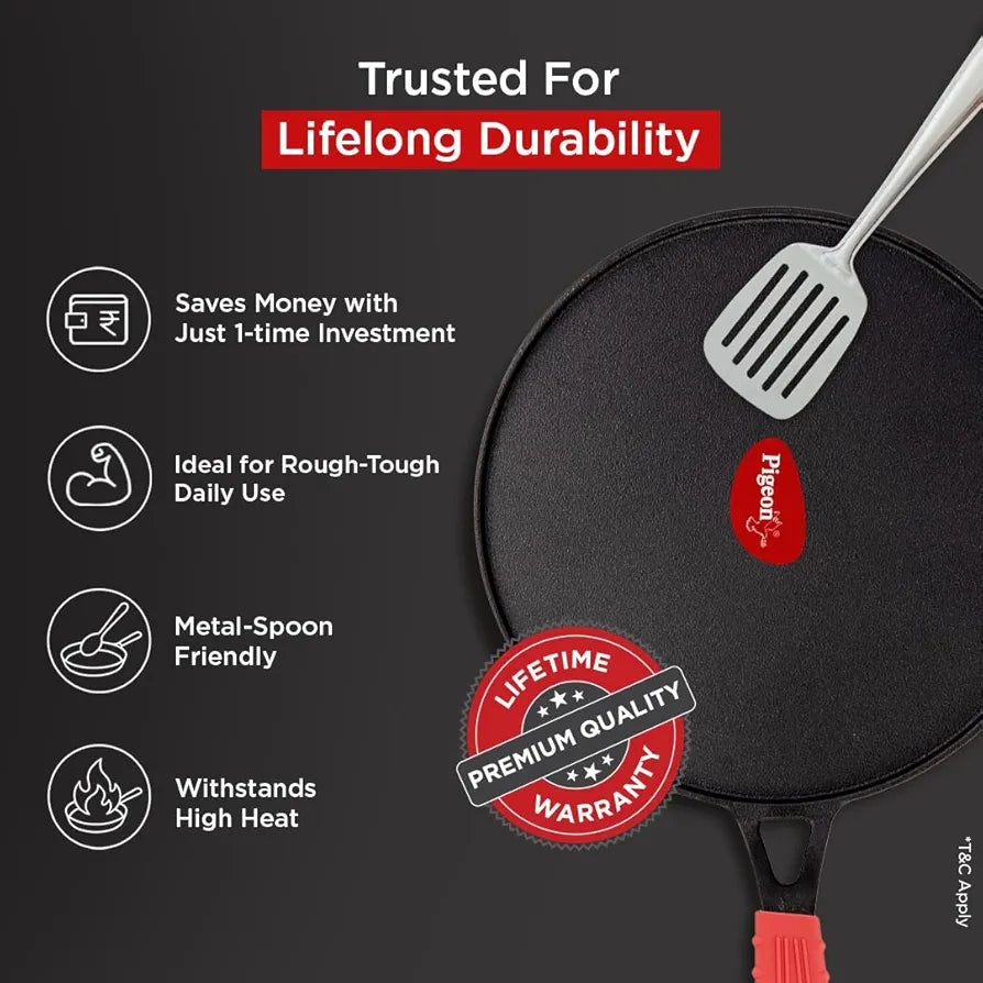 PIGEON TAWA LONG HANDLE CAST IRON 19002175
